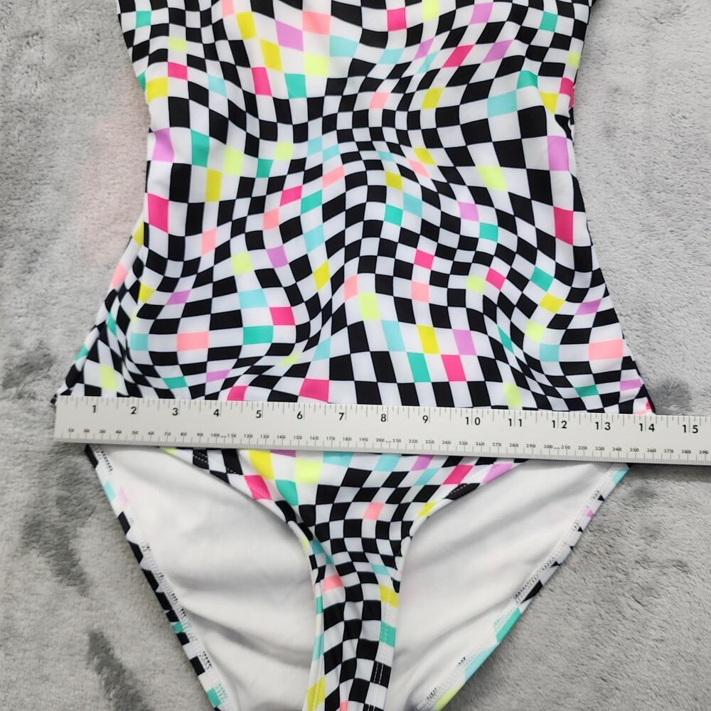 No Boundaries Swimsuit Womens Size S (3-5) Multi-Strap One-Piece High Cut Summer - Picture 9 of 11